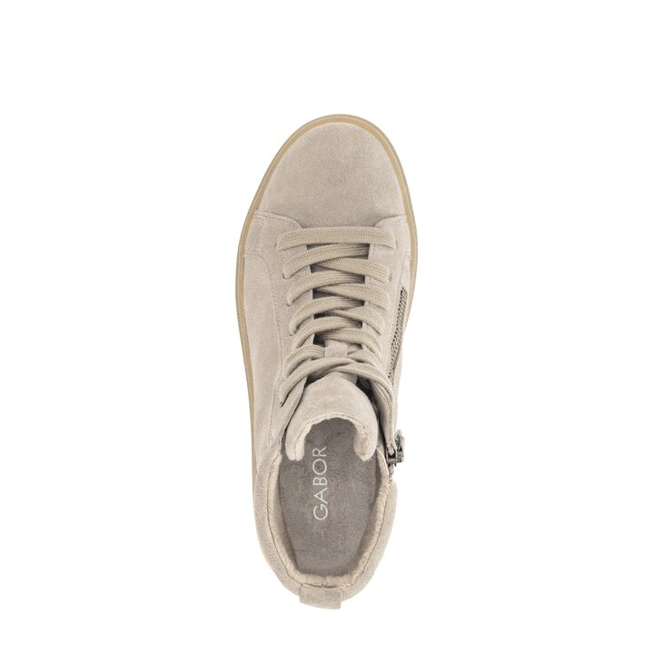 Sneaker high beige #5