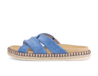 Pantolette blau