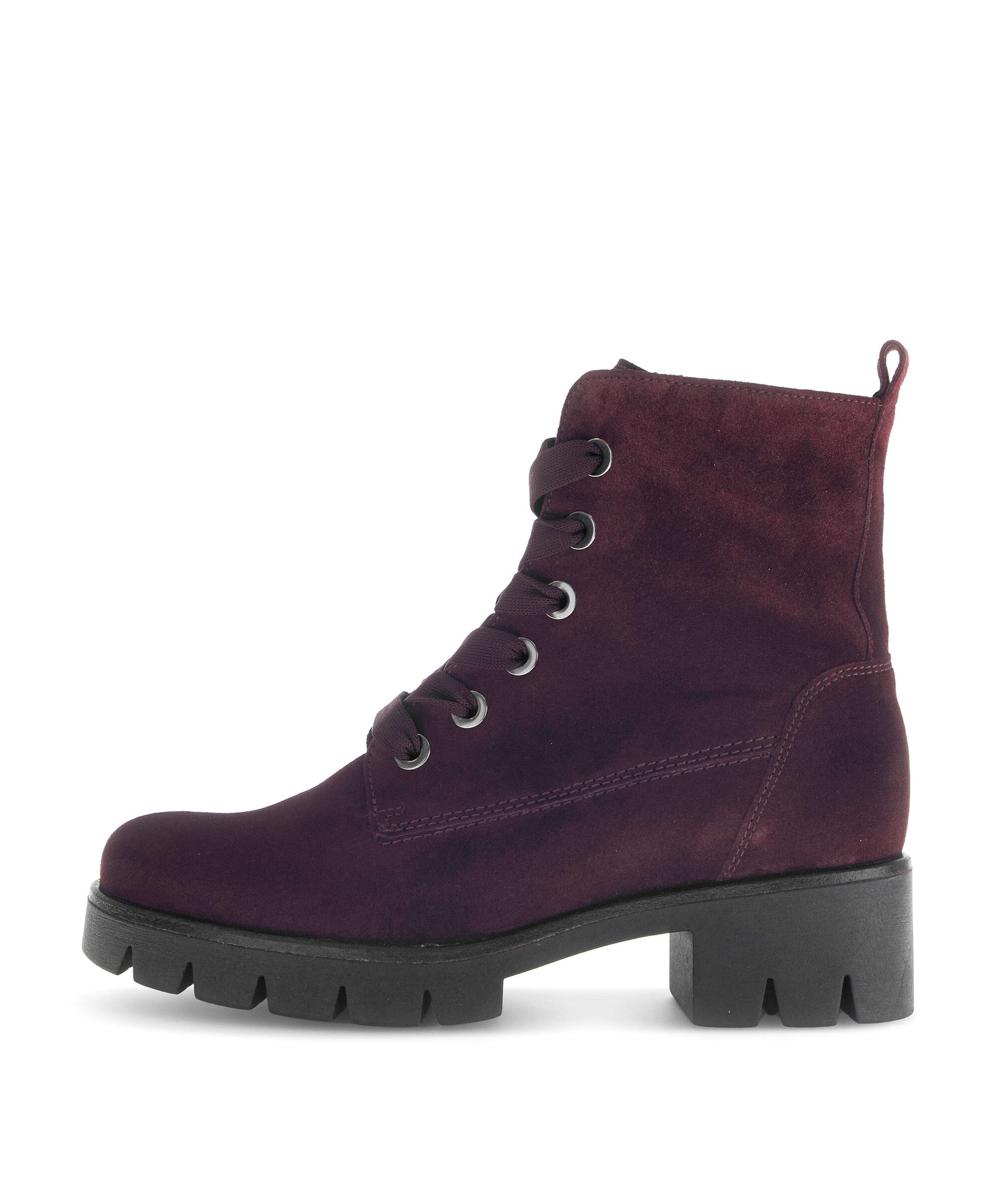 SOLDE: Bottes À Lacets en Rouge jusqu'à −50