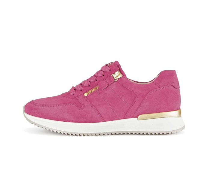 Lage sneaker 43.480.10 Suede roze Gabor