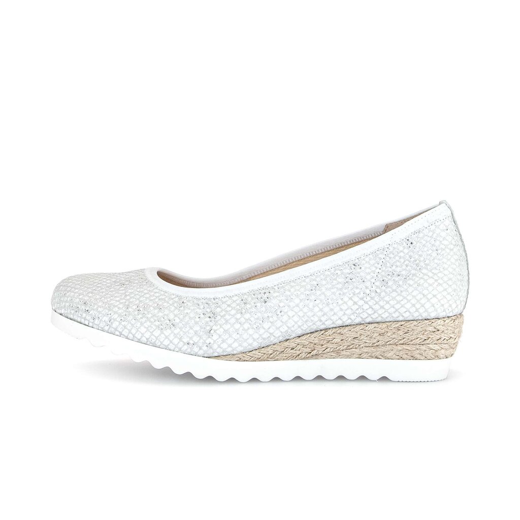 Pius Gabor Keilpumps silber
