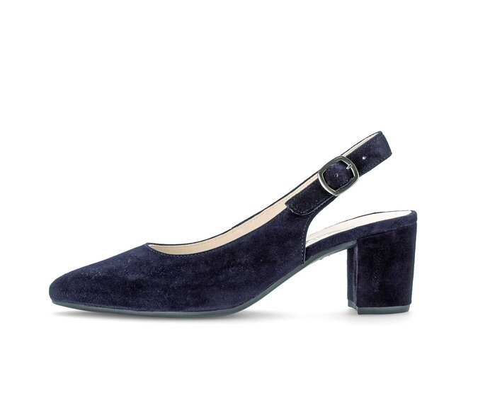 Sling-back blauw #0