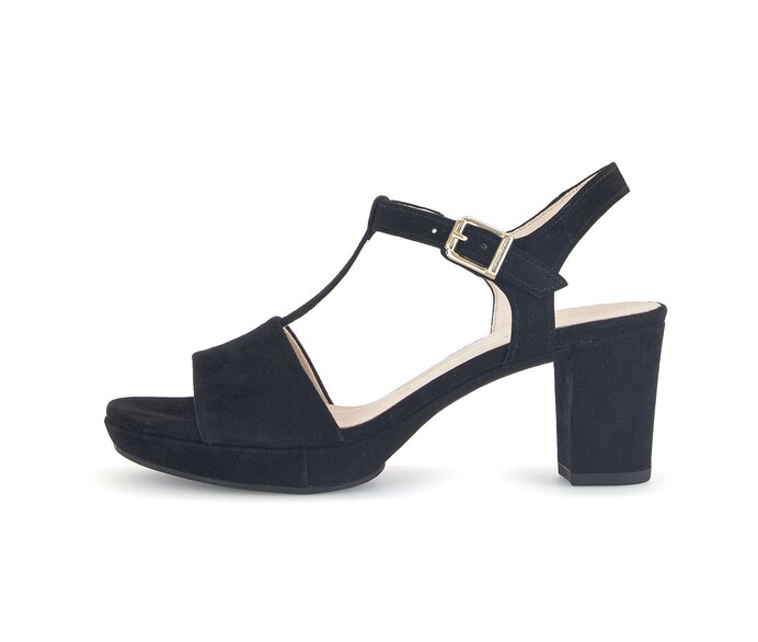 Riemchensandale schwarz #0