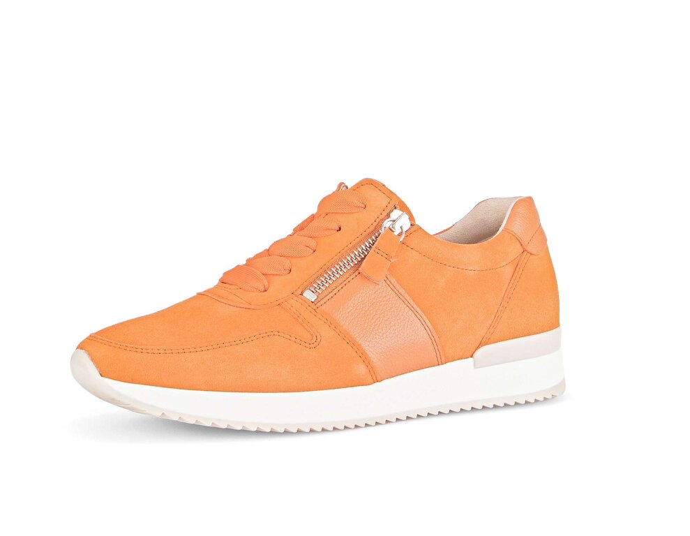 Lage sneaker 43.420.13 Suede oranje Gabor