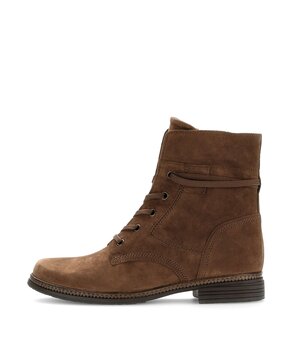 Enkellaarsjes met veter bruin