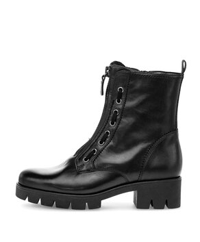 Schnürstiefelette schwarz