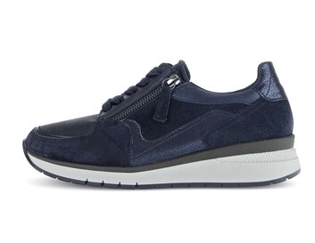 Dames Sneakers van Leer in blauw bestellen Gabor