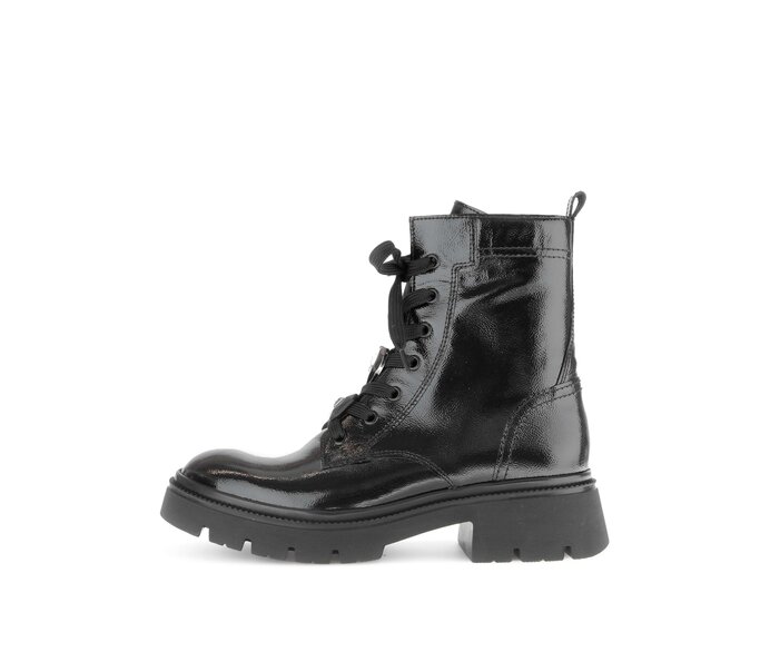 Stivaletto stringato nero #0