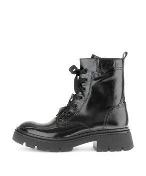 Schnürstiefelette schwarz