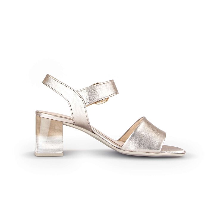 Riemchensandale gold #1