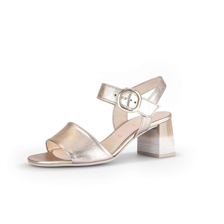 Riemchensandale gold #2