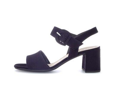 Sandalo con cinturino blu