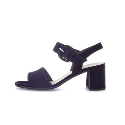 Sandal met riempjes blauw