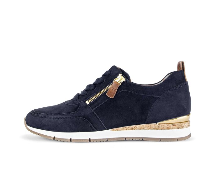 Lage sneaker blauw #0