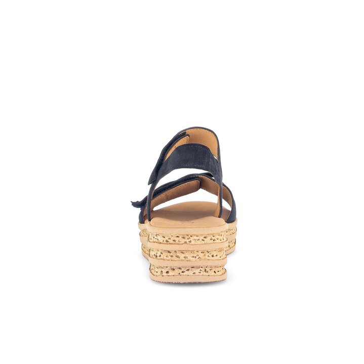 Platåsandaler blå #3