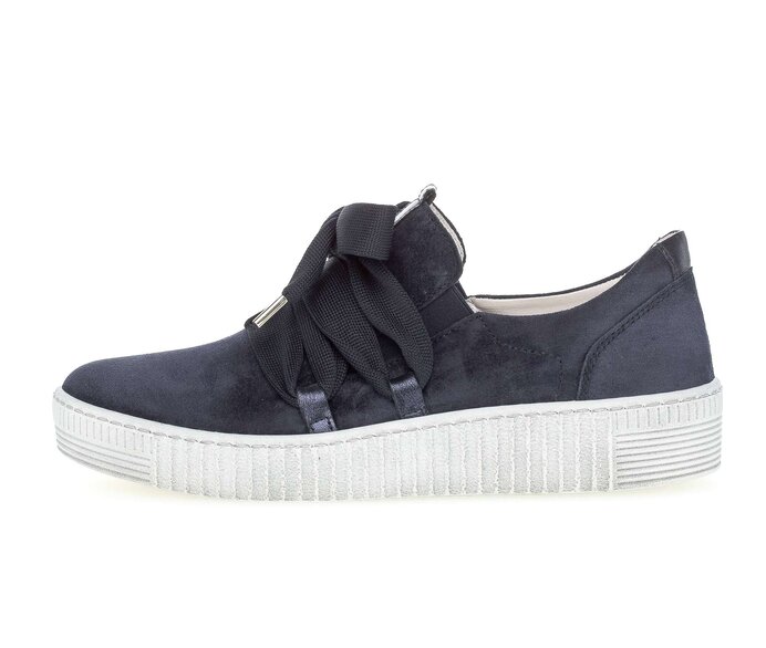 Lage sneaker blauw #0