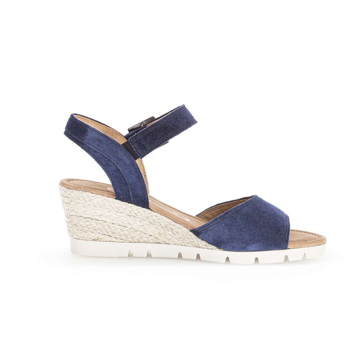 Keilsandalette blau #1