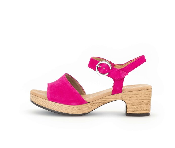 Sandale met plateauzool roze #0