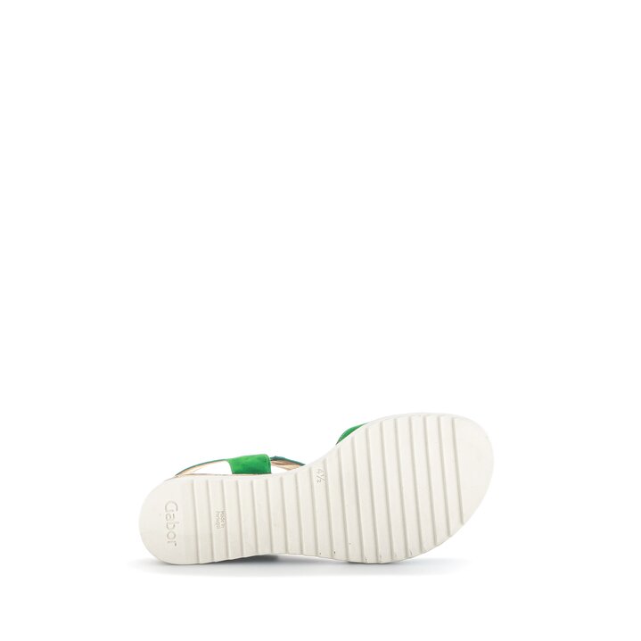 Riemchensandale grün #4