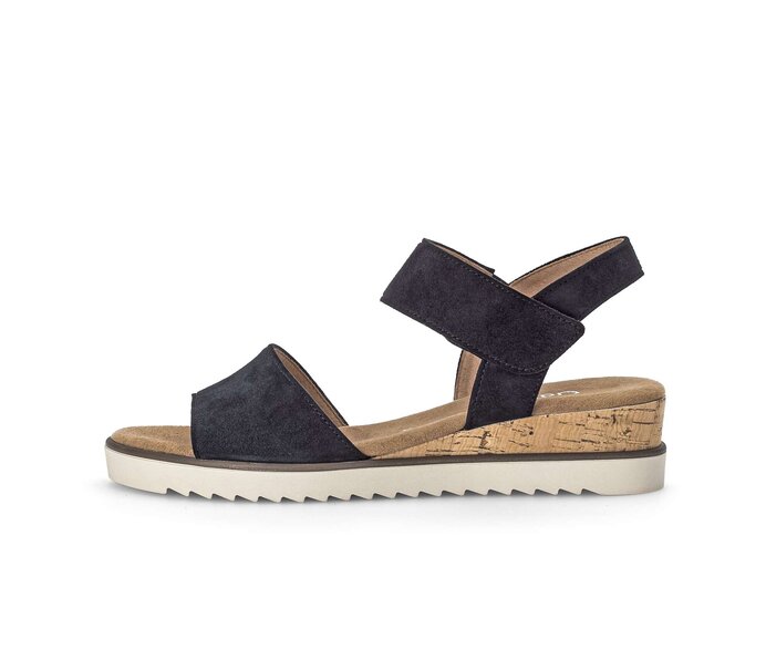 Sandal met riempjes blauw #0
