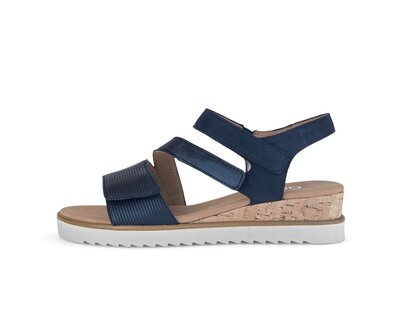 Plateau Sandale blau