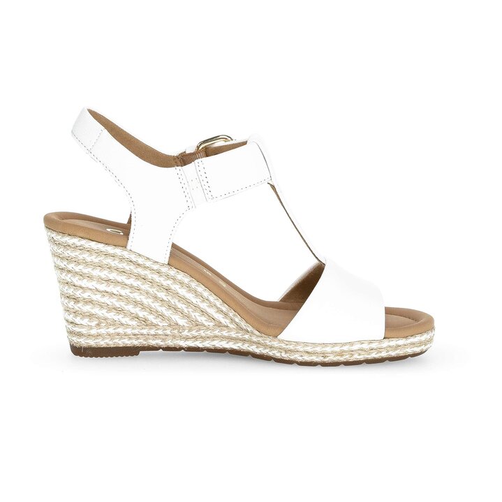 Keilsandalette weiß #1