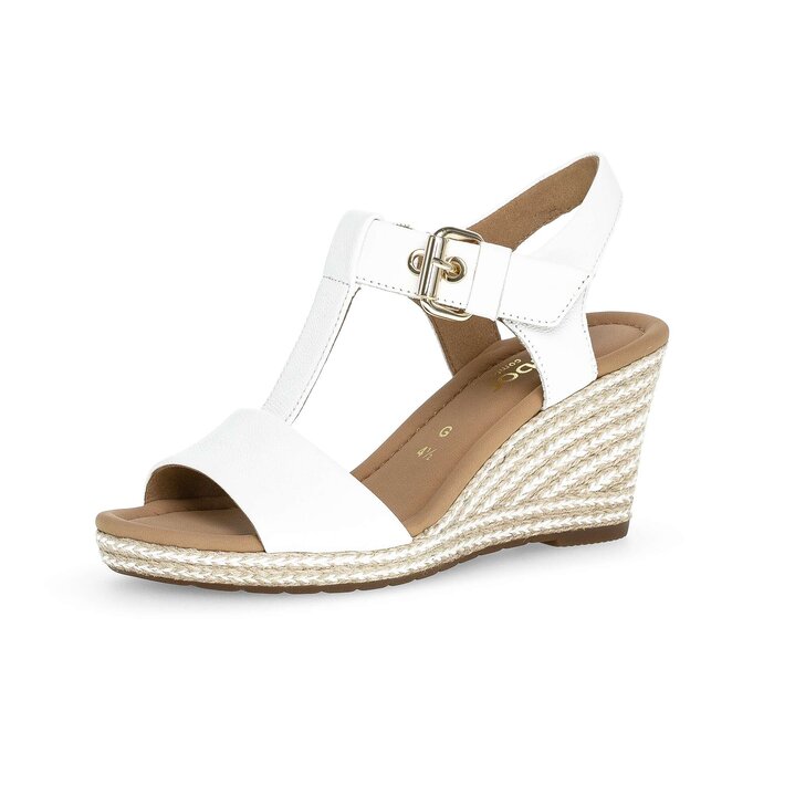 Keilsandalette weiß #2