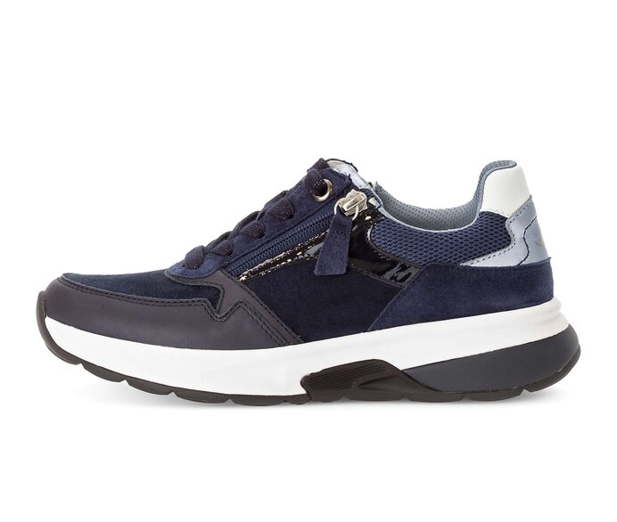 Lage sneaker blauw #0
