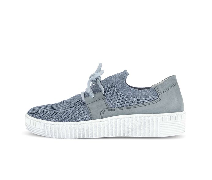 Lage sneaker blauw #0
