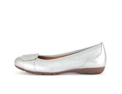 Sportliche Ballerina silber