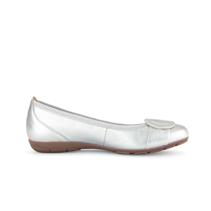 Sportliche Ballerina silber #1