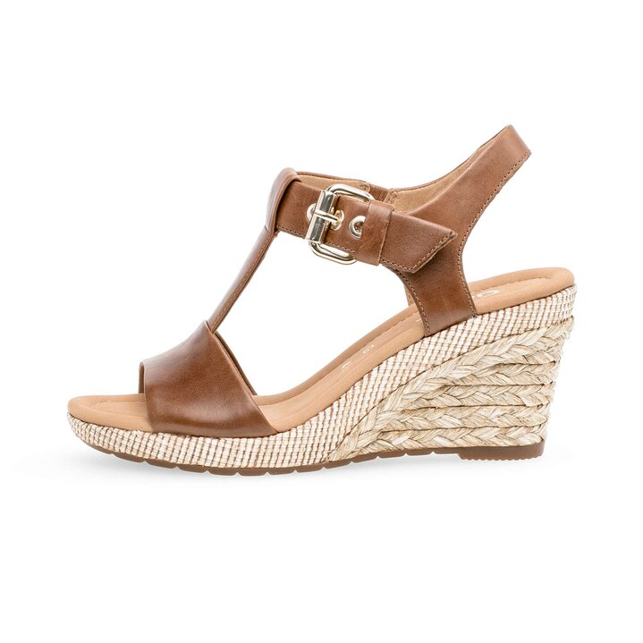 Keilsandalette braun #0