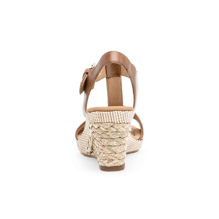 Keilsandalette braun #3