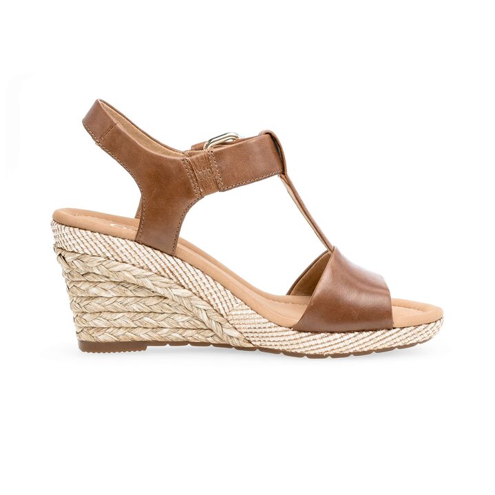 Keilsandalette braun #1