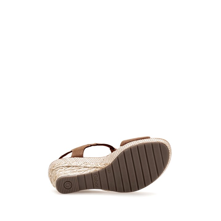 Keilsandalette braun #4