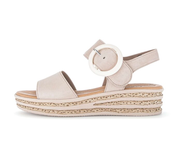 Sandale a plateforme 64.550.10 Daim rose Gabor