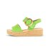 Platåsandaler grön