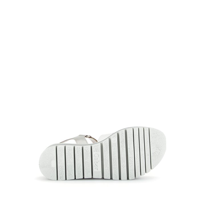 Plateau Sandale weiß #4