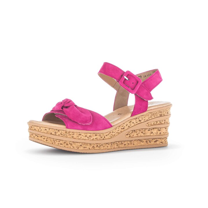 Keilsandalette pink #2