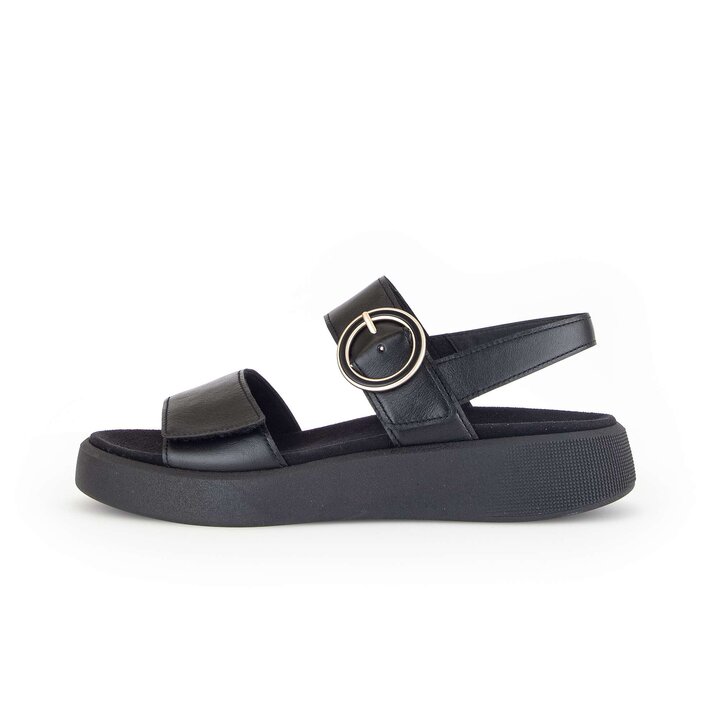 Plateau Sandale schwarz #0