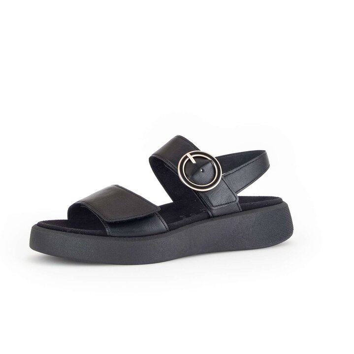 Plateau Sandale schwarz #2