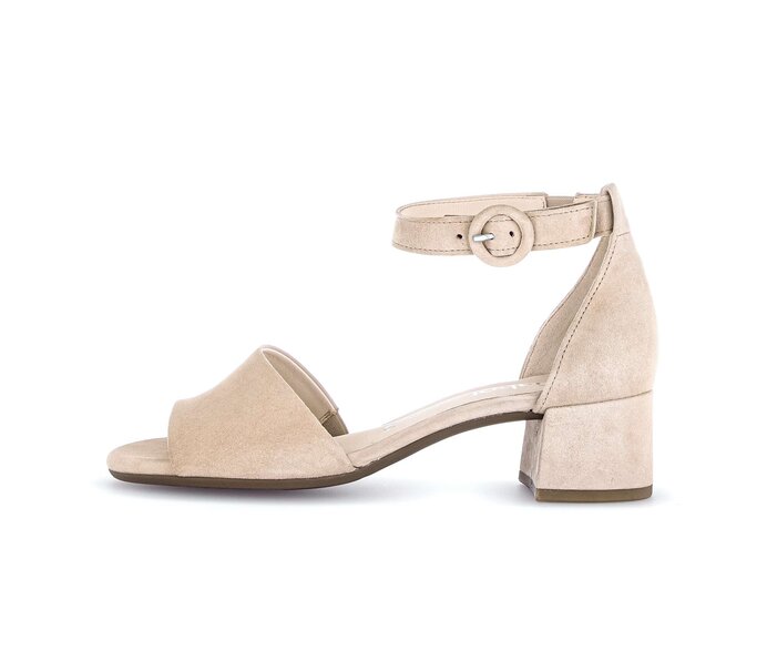 Sandal met riempjes beige #0