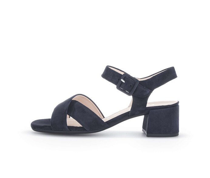Sandal met riempjes blauw #0