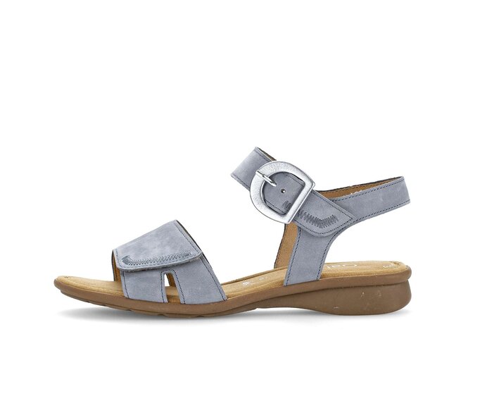 Sandal met riempjes blauw #0