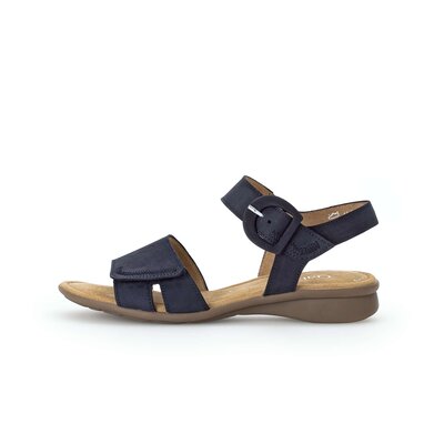 Sandal met riempjes blauw