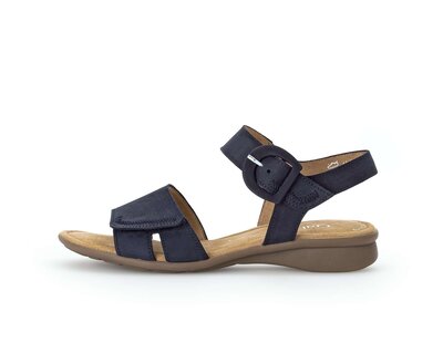 Sandalo con cinturino blu