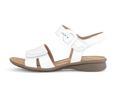 Sandalo con cinturino bianco