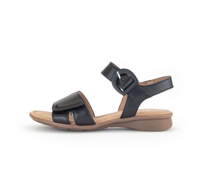 Sandal met riempjes zwart #0