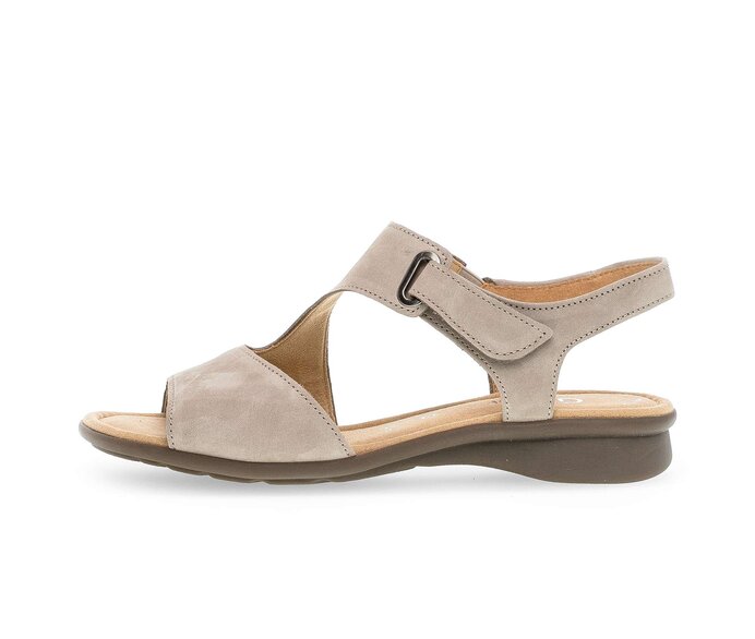 Sandal met riempjes grijs #0