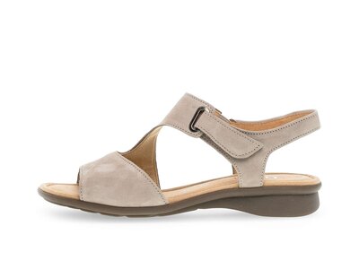 Riemchensandale grau